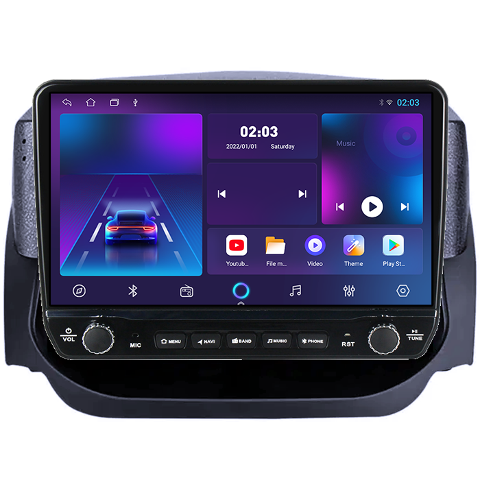 Navigatie dedicata Ford Ecosport 2014-2018 Tesla cu butoane rotative model 2024, 4GB RAM 64GB ROM, Procesor Quadcore, Android 14, Display QLED 10", DSP, Carplay&Android Auto [6]