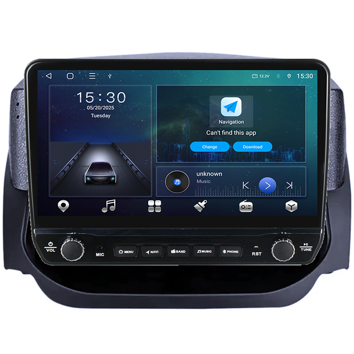 Navigatie dedicata Ford Ecosport 2014-2018 Tesla cu butoane rotative model 2024, 4GB RAM 64GB ROM, Procesor Quadcore, Android 14, Display QLED 10", DSP, Carplay&Android Auto [7]