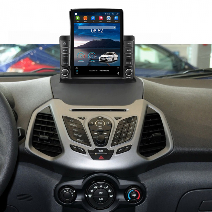 Navigatie dedicata Ford Ecosport 2013-2016 ,Tesla Style, ANDROID 13,Carplay&Android Auto, 10 inch , 8+128GB, Internet, Aplicatii, Waze, Gps [4]