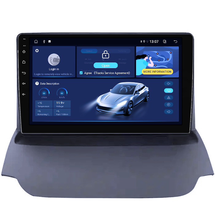 (Resigilata) Navigatie dedicata Ford Ecosport 2013-2017, 2GB RAM 32GB ROM, Quad Core, 9" IPS Full HD, Carplay, Android 13, Bluetooth, Magazin Play, camere AHD [4]