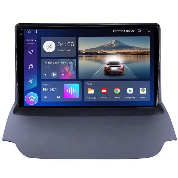 Navigatie dedicata Ford Ecosport 2013-2017, 4GB RAM 64GB ROM, Quadcore, Android 14, Display QLED 1K 9", DSP, Carplay&Android Auto, Suport camere AHD [3]