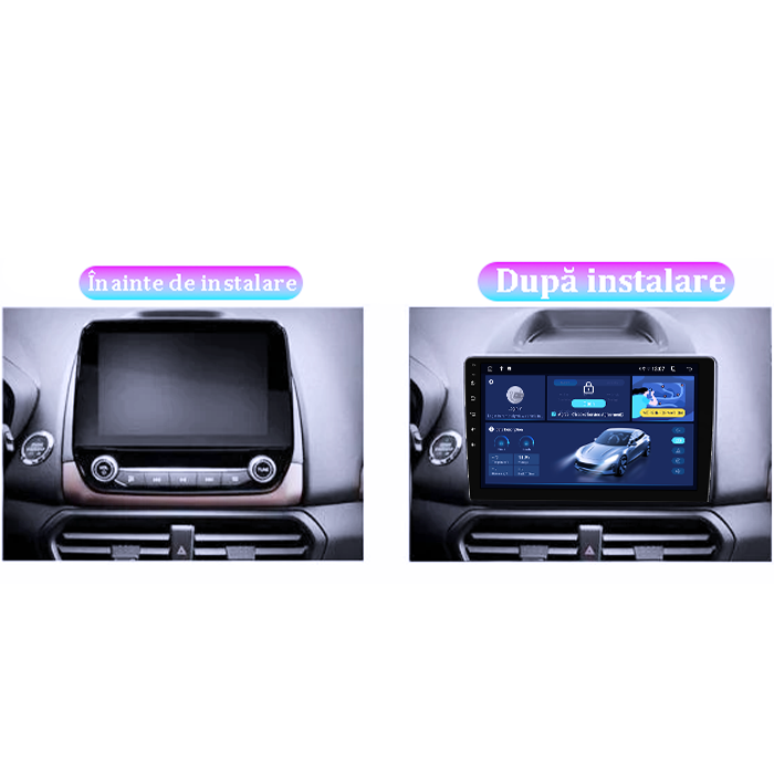 Navigatie dedicata Ford Fiesta 2018+, 4GB RAM 32GB ROM, Android 13, Display 9 " , Internet ,Aplicatii , Waze , Wi Fi , Usb , Bluetooth , Mirrorlink [5]