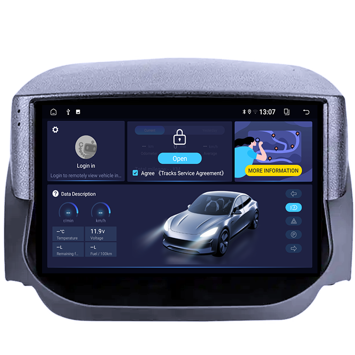 Navigatie dedicata Ford Fiesta 2018+, 4GB RAM 64GB ROM, Octacore, Android 13, Display QLED 9", DSP, Carplay, Android Auto, Internet, Youtube, Waze, WIFI, Bluetooth [4]