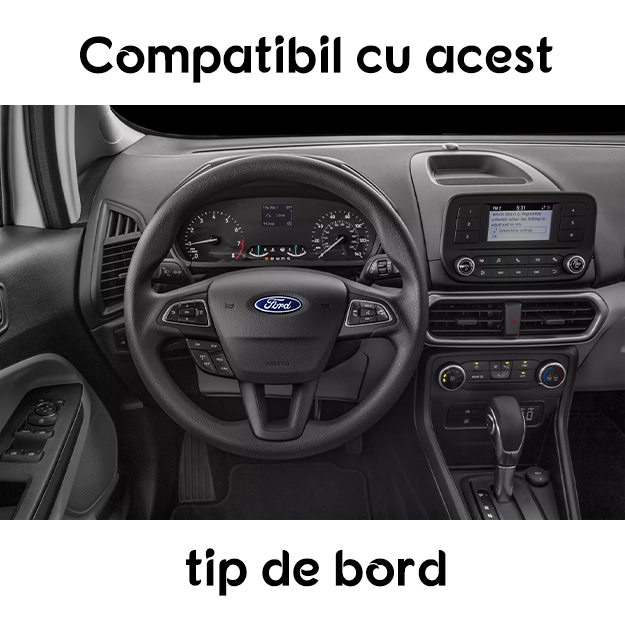 Navigatie dedicata Ford Fiesta 2018+, 4GB RAM 64GB ROM, Octacore, Android 14, Display QLED 1K 9", Carplay&Android Auto, SIM 4G, Ventilator Activ [6]