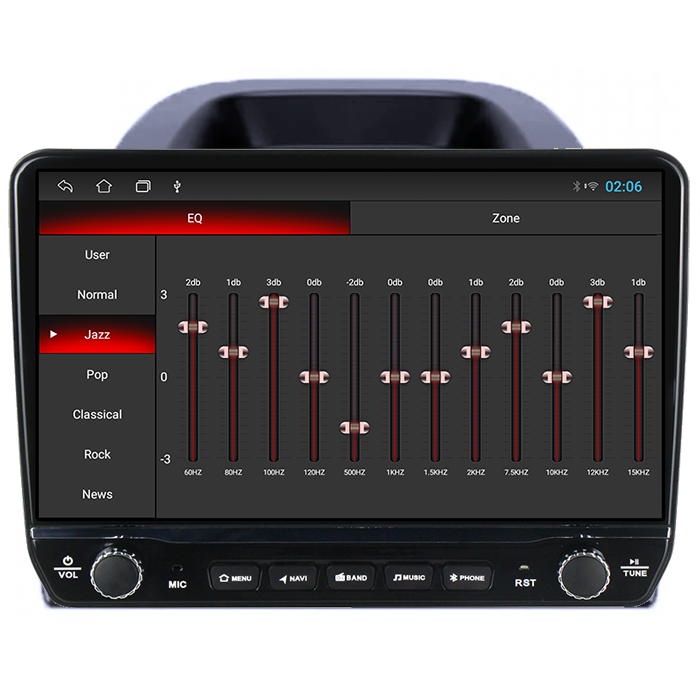 Navigatie dedicata Ford Ecosport 2018-2024 Tesla cu butoane rotative model 2024, 4GB RAM 64GB ROM, Procesor Quadcore, Android 14, Display QLED 10", DSP, Carplay&Android Auto [3]