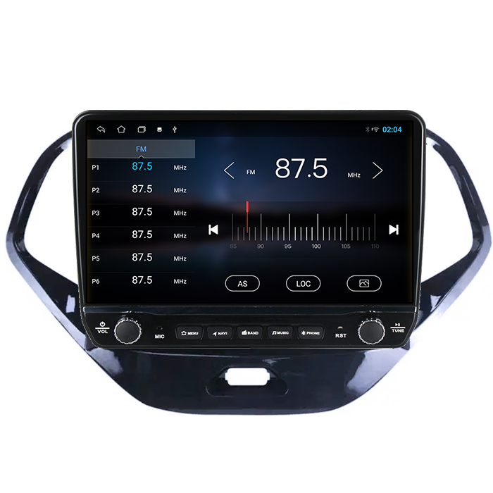 Navigatie dedicata Ford Figo/KA 2015-2018 Tesla cu butoane rotative model 2024, 4GB RAM 64GB ROM, Procesor Quadcore, Android 14, Display QLED 10", DSP, Carplay&Android Auto [3]