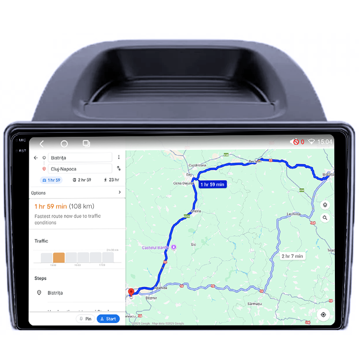 Navigatie dedicata Ford Ecosport 2018-2023, 4GB RAM 64GB ROM, Octacore, Android 14, Display QLED 1K 9", Carplay&Android Auto, SIM 4G, Ventilator Activ [4]