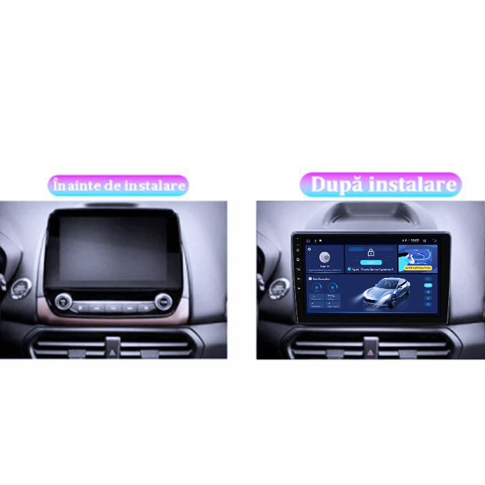 Navigatie dedicata Ford Ecosport 2018-2023, 4GB RAM 64GB ROM, Octacore, Android 14, Display QLED 9", DSP, Carplay&Android Auto, SIM 4G, Ventilator Activ [5]