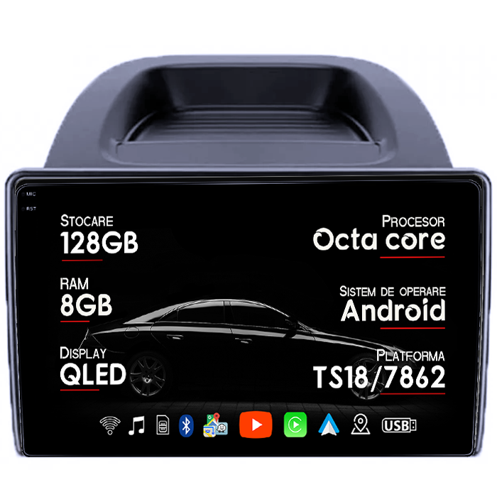 Navigatie dedicata Nissan X-Trail, Juke, Navara, Qashqai, Pathfinder, Patrol, 8GB RAM 128GB ROM, Octacore, Platforma TS18, Android 14, Display QLED 9", Suporta camera 360", DSP, Carplay&Android Aut [1]