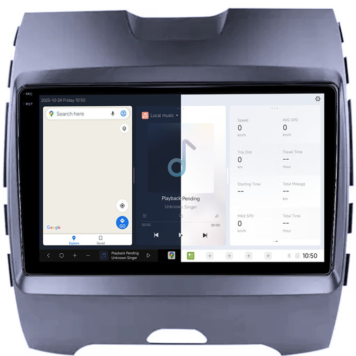 Navigatie dedicata Ford Edge 2015-2018 DUDU3, 4GB RAM 64GB ROM, Octacore, Platforma 8581, Android, Display QLED 9", DSP, Carplay&AndroidAuto [2]