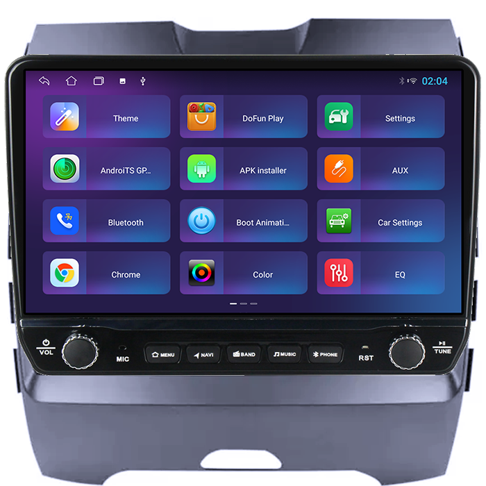 Navigatie dedicata Ford Edge 2015-2018 Tesla cu butoane rotative model 2024, 4GB RAM 64GB ROM, Procesor Quadcore, Android 14, Display QLED 10", DSP, Carplay&Android Auto [5]