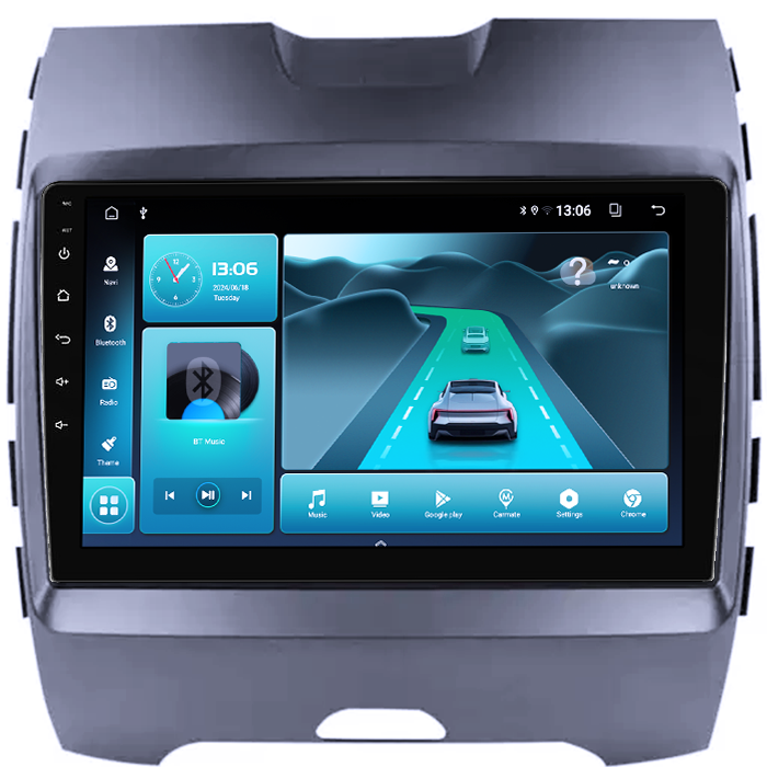 Navigatie dedicata Ford Edge 2015-2018, 4GB RAM 32GB ROM, Android 13, Display 9 " , Internet ,Aplicatii , Waze , Wi Fi , Usb , Bluetooth , Mirrorlink [2]