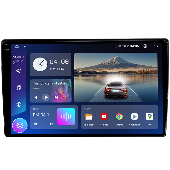 Navigatie dedicata Ford Escape 2000-2007, 4GB RAM 64GB ROM, Quadcore, Android 14, Display QLED 1K 9", DSP, Carplay&Android Auto, Suport camere AHD [3]