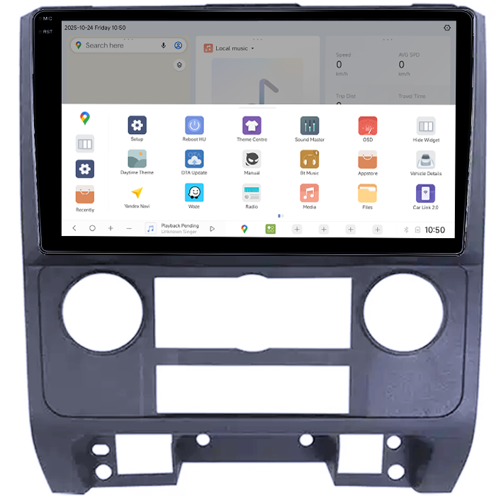 Navigatie dedicata Ford Escape 2007-2012 DUDU3, 4GB RAM 64GB ROM, Octacore, Platforma 8581, Android, Display QLED 9", DSP, Carplay&AndroidAuto [3]