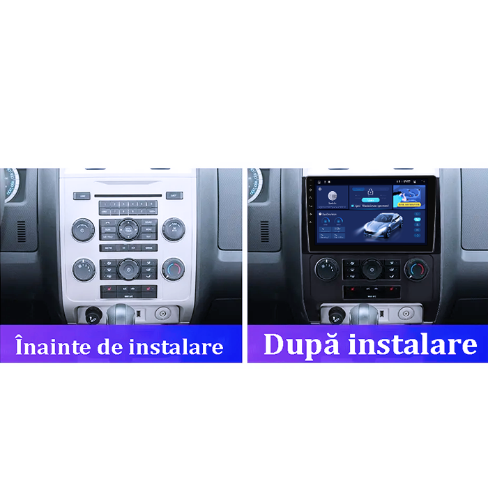 Navigatie dedicata Ford Escape 2007-2012 DUDU3, 4GB RAM 64GB ROM, Octacore, Platforma 8581, Android, Display QLED 9", DSP, Carplay&AndroidAuto [6]