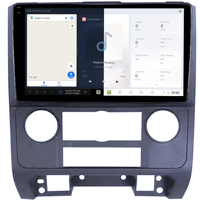 Navigatie dedicata Ford Escape 2007-2012 DUDU3, 4GB RAM 64GB ROM, Octacore, Platforma 8581, Android, Display QLED 9", DSP, Carplay&AndroidAuto [2]