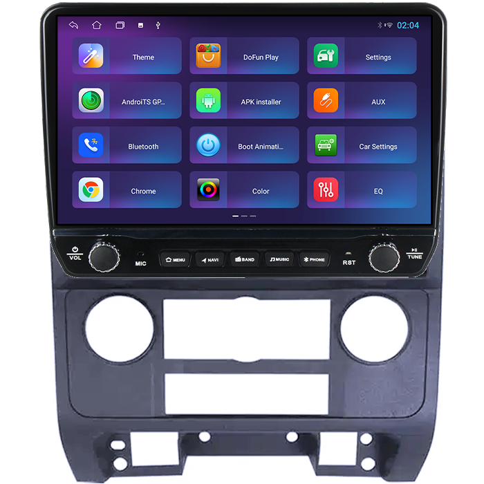 Navigatie dedicata Ford Escape 2007-2012 Tesla cu butoane rotative model 2024, 4GB RAM 64GB ROM, Procesor Quadcore, Android 14, Display QLED 10", DSP, Carplay&Android Auto [4]