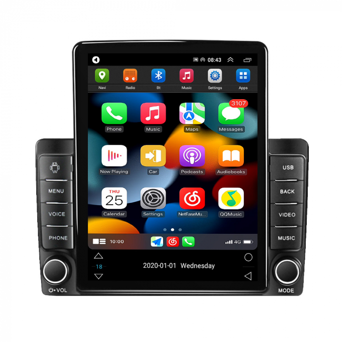 Navigatie dedicata Ford Escape 2000-2007 ,Tesla Style, ANDROID 13,Carplay&Android Auto, 10 inch , 8+128GB, Internet, Aplicatii, Waze, Gps [2]