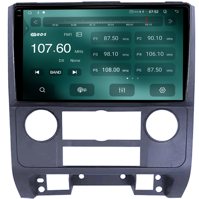 Navigatie dedicata Ford Escape 2007-2012, 4GB RAM 64GB ROM, Quadcore, Android 14, Display QLED 1K 9", DSP, Carplay&Android Auto, Suport camere AHD [2]