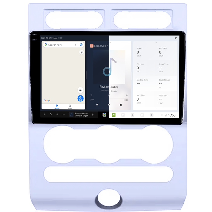 Navigatie dedicata Ford Expedition 2007-2017 DUDU3, 4GB RAM 64GB ROM, Octacore, Platforma 8581, Android, Display QLED 9", DSP, Carplay&AndroidAuto [2]