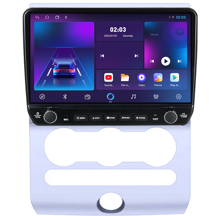 Navigatie dedicata Ford Expedition 2007-2017 Tesla cu butoane rotative model 2024, 4GB RAM 64GB ROM, Procesor Quadcore, Android 14, Display QLED 10", DSP, Carplay&Android Auto [6]