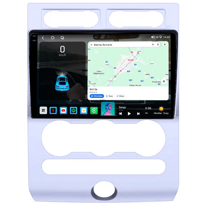 Navigatie dedicata Ford Expedition 2007-2017, 4GB RAM 64GB ROM, Octacore, Android 14, Display QLED 1K 9", Carplay&Android Auto, SIM 4G, Ventilator Activ [2]