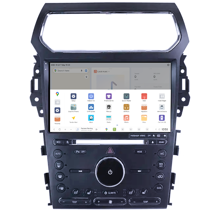 Navigatie dedicata Ford Explorer 2011-2019 DUDU3, 4GB RAM 64GB ROM, Octacore, Platforma 8581, Android, Display QLED 9", DSP, Carplay&AndroidAuto [4]
