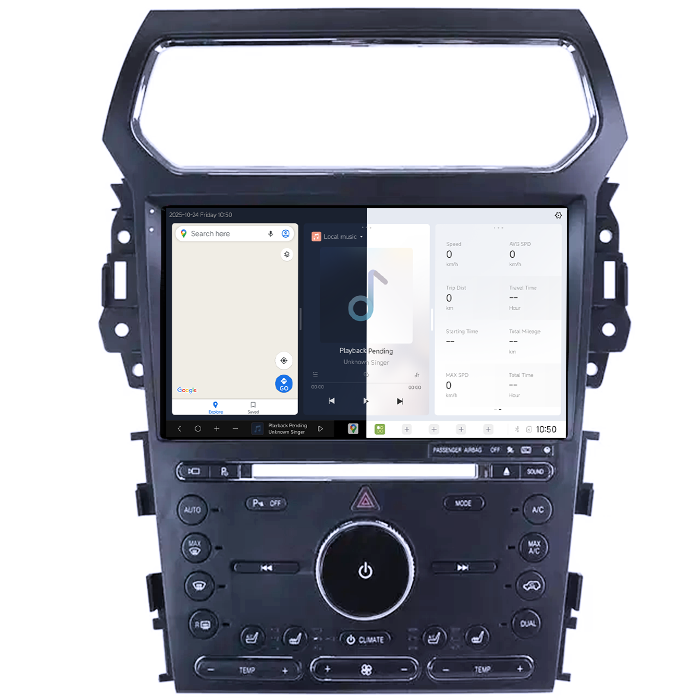 Navigatie dedicata Ford Explorer 2011-2019 DUDU3, 4GB RAM 64GB ROM, Octacore, Platforma 8581, Android, Display QLED 9", DSP, Carplay&AndroidAuto [5]