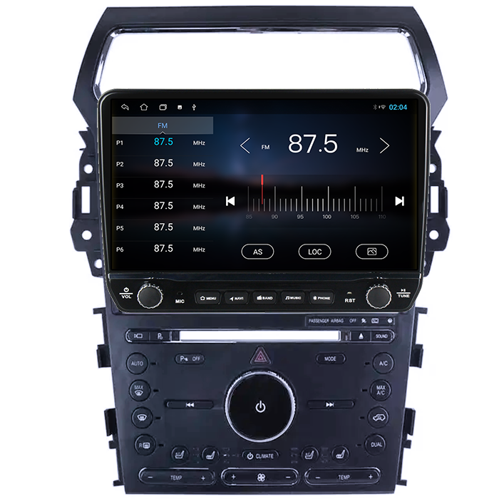 Navigatie dedicata Ford Explorer 2011-2019 Tesla cu butoane rotative model 2024, 4GB RAM 64GB ROM, Procesor Quadcore, Android 14, Display QLED 10", DSP, Carplay&Android Auto [3]