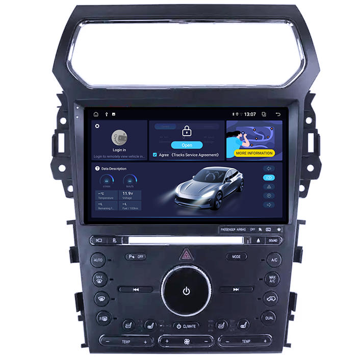 (Resigilata) Navigatie dedicata Ford Explorer 2011-2019, 2GB RAM 32GB ROM, Quad Core, Display 9" IPS Full HD, Carplay&Android Auto, Android 14, , Suport camere AHD [4]