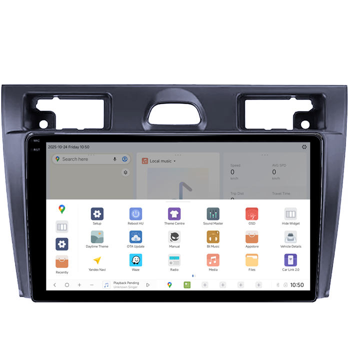 Navigatie dedicata Ford Fiesta Mk5 2002-2008 DUDU3, 4GB RAM 64GB ROM, Octacore, Platforma 8581, Android, Display QLED 9", DSP, Carplay&AndroidAuto [3]