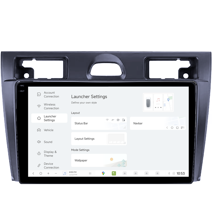 Navigatie dedicata Ford Fiesta Mk5 2002-2008 DUDU3, 4GB RAM 64GB ROM, Octacore, Platforma 8581, Android, Display QLED 9", DSP, Carplay&AndroidAuto [5]