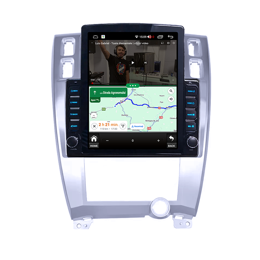 Navigatie dedicata Hyundai Tucson 1 2004-2009 Tesla Style, 4GB RAM 64GB ROM, Procesor Quadcore, Android 14, Display QLED 9.7", DSP, Carplay&Android Auto [5]