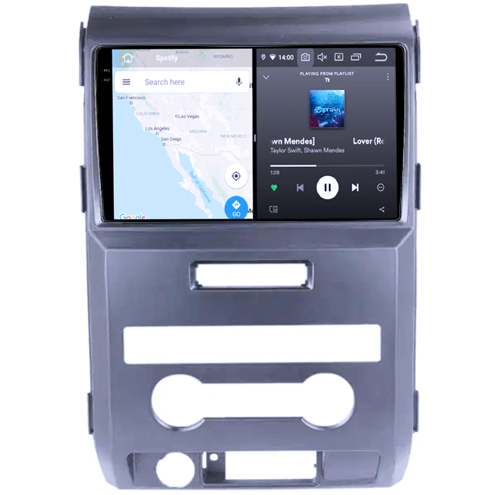 Navigatie dedicata Ford F150 2008-2014, 12GB RAM 256GB ROM, Android 13, Rezolutie 2K, Display QLED, 9", DSP, Carplay, Android Auto, Internet, Youtube, Waze, Wi Fi, USB [3]