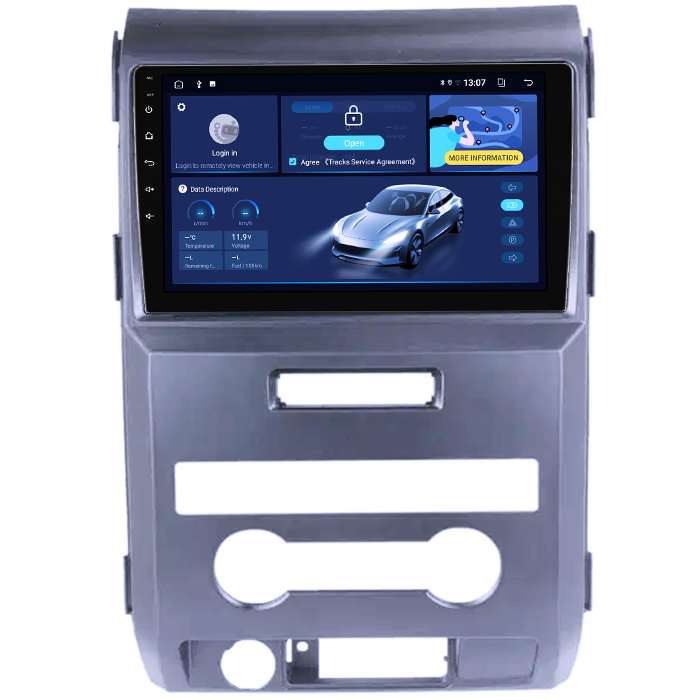 Navigatie dedicata Ford F150 2008-2014, 4GB RAM 64GB ROM, Octacore, Android 13, Display QLED 9", DSP, Carplay, Android Auto, Internet, Youtube, Waze, WIFI, Bluetooth [4]