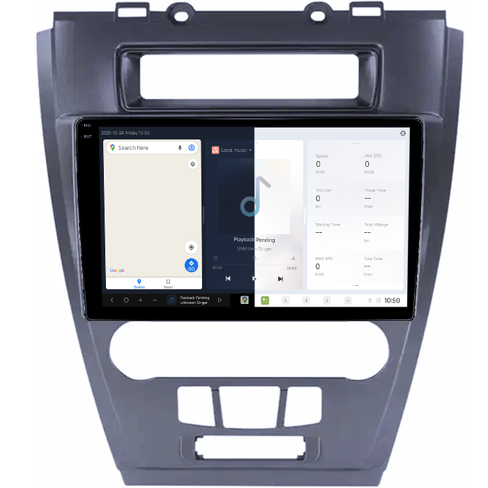 Navigatie dedicata Ford Fusion /Mondeo 2009-2012, DUDU3, 4GB RAM 64GB ROM, Octacore, Platforma 8581, Android, Display QLED 9", DSP, Carplay&AndroidAuto [2]