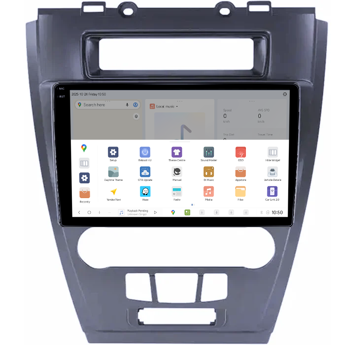 Navigatie dedicata Ford Fusion /Mondeo 2009-2012, DUDU3, 4GB RAM 64GB ROM, Octacore, Platforma 8581, Android, Display QLED 9", DSP, Carplay&AndroidAuto [3]
