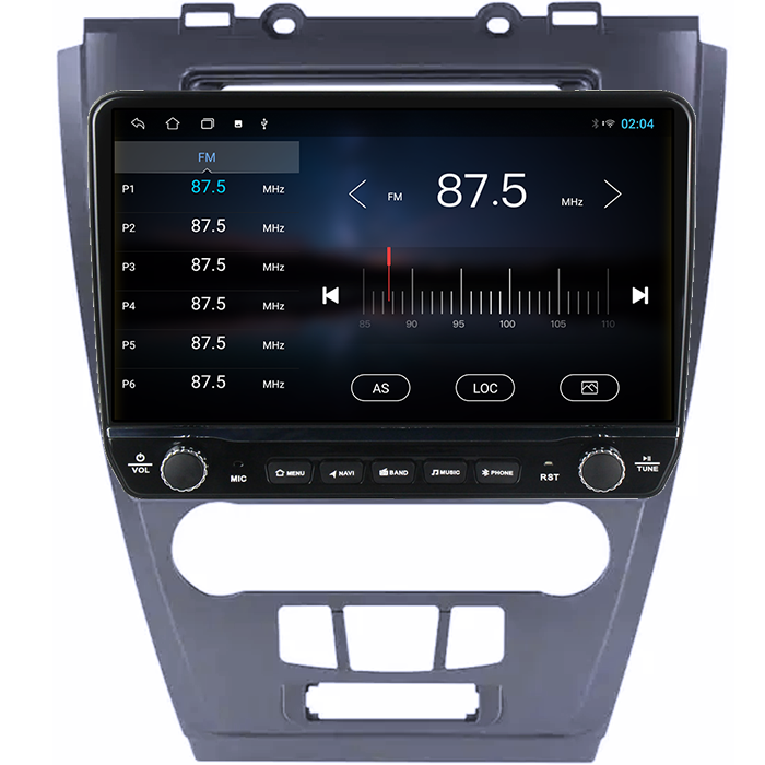 Navigatie dedicata Ford Fusion 2004-2011 Tesla cu butoane rotative model 2024, 4GB RAM 64GB ROM, Procesor Quadcore, Android 14, Display QLED 10", DSP, Carplay&Android Auto [4]