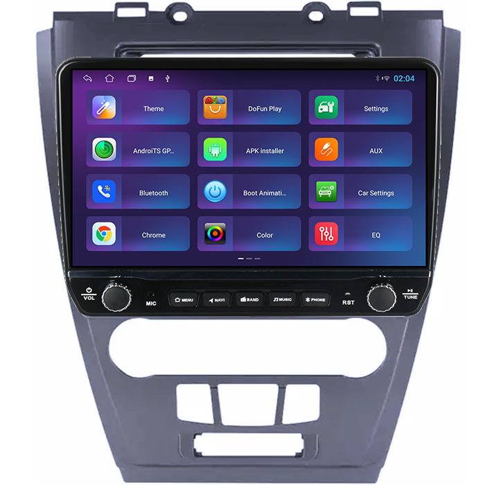 Navigatie dedicata Ford Fusion 2004-2011 Tesla cu butoane rotative model 2024, 4GB RAM 64GB ROM, Procesor Quadcore, Android 14, Display QLED 10", DSP, Carplay&Android Auto [5]