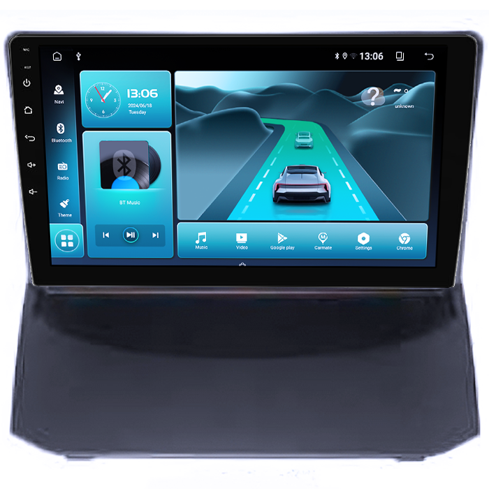 Navigatie dedicata Ford Fiesta 2004-2014, 8GB RAM 128GB ROM, Octacore, Platforma TS18, Android 13, Display QLED 9”, Suporta camera 360º, DSP, Carplay&Android Auto, SIM 4G, Ventilator Activ [2]