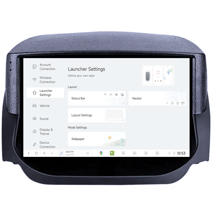 Navigatie dedicata Ford Fiesta 2018+, DUDU3, 4GB RAM 64GB ROM, Octacore, Platforma 8581, Android, Display QLED 9", DSP, Carplay&AndroidAuto [2]