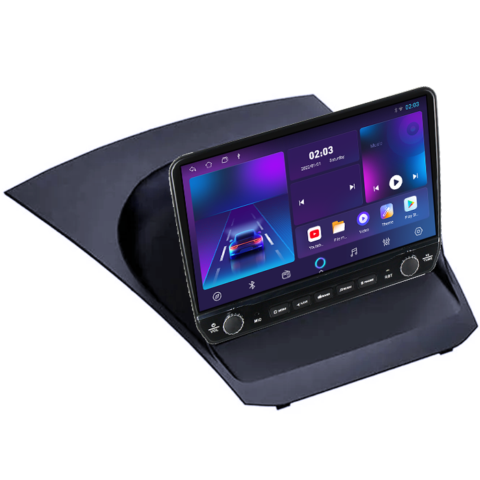 Navigatie dedicata Ford Fiesta 2008-2019 Tesla cu butoane rotative model 2024, 4GB RAM 64GB ROM, Procesor Quadcore, Android 14, Display QLED 10", DSP, Carplay&Android Auto [6]