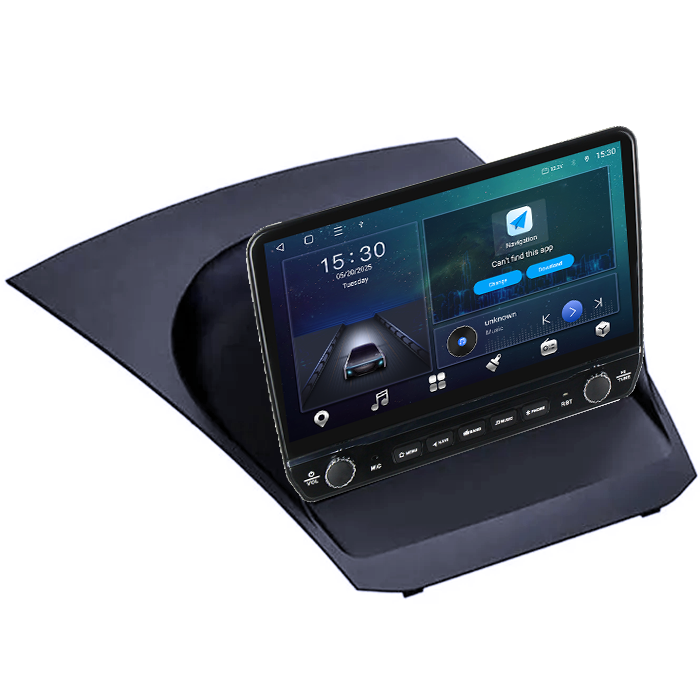 Navigatie dedicata Ford Fiesta 2008-2019 Tesla cu butoane rotative model 2024, 4GB RAM 64GB ROM, Procesor Quadcore, Android 14, Display QLED 10", DSP, Carplay&Android Auto [7]