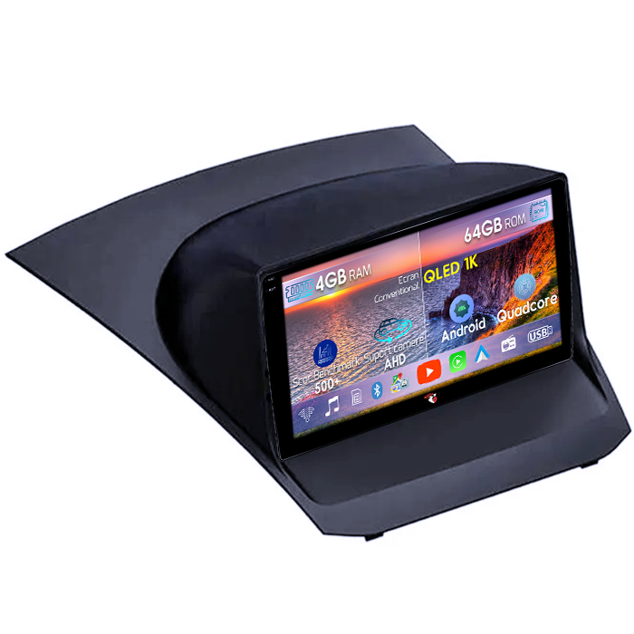 Navigatie dedicata Ford Fiesta 2008-2019, 4GB RAM 64GB ROM, Octacore, Android 14, Display QLED 1K 9", Carplay&Android Auto, SIM 4G, Ventilator Activ [1]