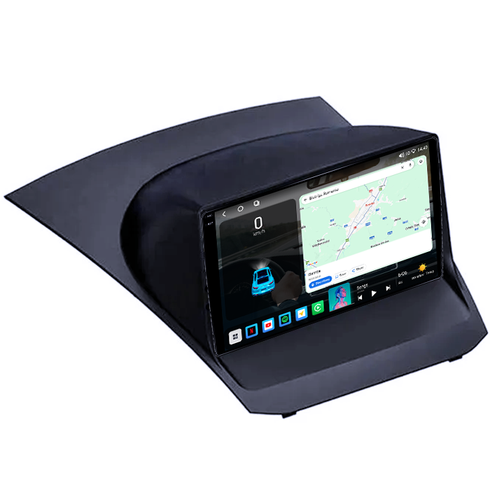 Navigatie dedicata Ford Fiesta 2008-2019, 4GB RAM 64GB ROM, Octacore, Android 14, Display QLED 1K 9", Carplay&Android Auto, SIM 4G, Ventilator Activ [2]