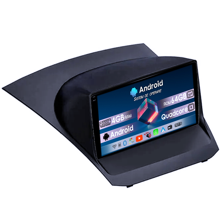Navigatie dedicata Ford Fiesta 2008-2019, 4GB RAM 64GB ROM, Quadcore, Android 14, Display QLED 1K 9", DSP, Carplay&Android Auto, Suport camere AHD [1]