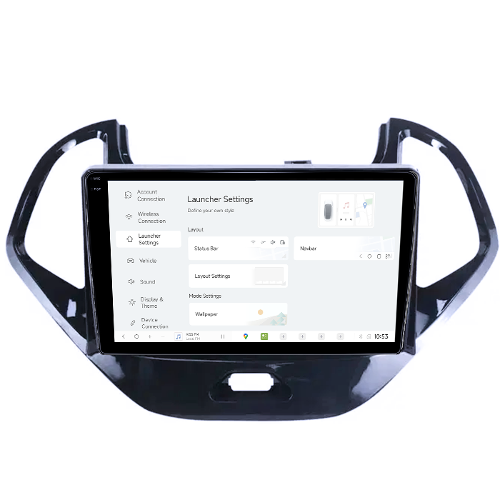Navigatie dedicata Ford Figo 2015-2018, DUDU3, 4GB RAM 64GB ROM, Octacore, Platforma 8581, Android, Display QLED 9", DSP, Carplay&AndroidAuto [5]
