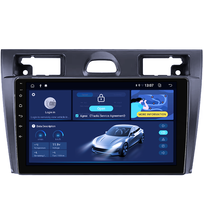 (Resigilata) Navigatie dedicata Ford Fiesta Mk5 2002-2008, 2GB RAM 32GB ROM, Quad Core, Display 9" IPS Full HD, Carplay, Android 13, Bluetooth, Magazin Play, Suport camere AHD [4]