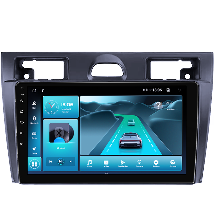 Navigatie dedicata Ford Fiesta Mk5 2002-2008, 4GB RAM 32GB ROM, Android 13, Display 9 " , Internet ,Aplicatii , Waze , Wi Fi , Usb , Bluetooth , Mirrorlink [2]