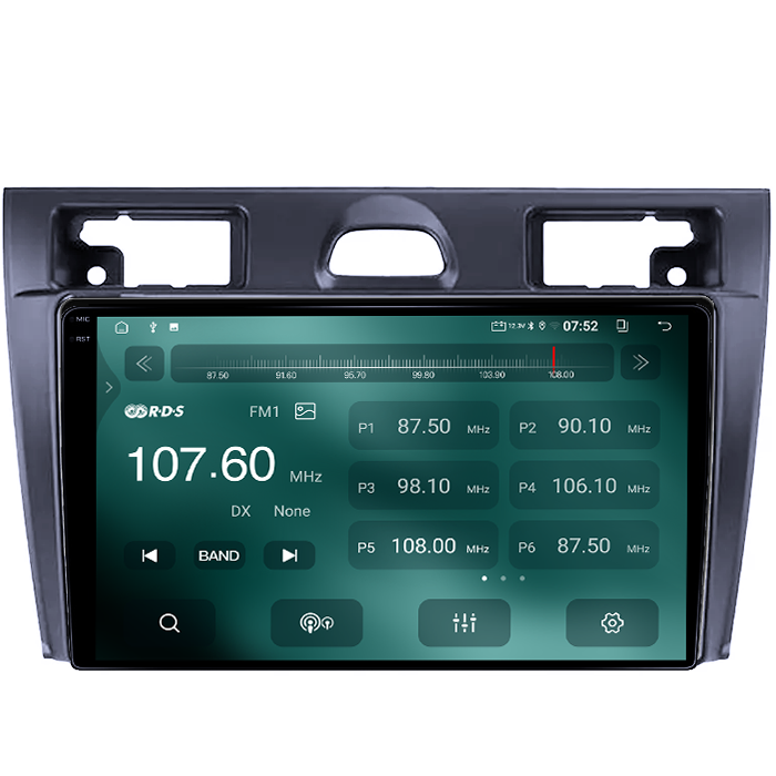 Navigatie dedicata Ford Fiesta Mk5 2002-2008, 4GB RAM 64GB ROM, Quadcore, Android 14, Display QLED 1K 9", DSP, Carplay&Android Auto, Suport camere AHD [2]